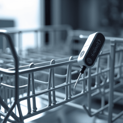 Appliance repair specialist working on a dishwasher unit in an Elk Grove home.