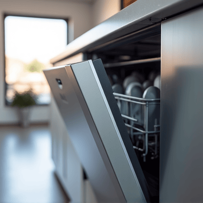 Professional appliance repair service vehicle parked in Folsom ready for a service call.
