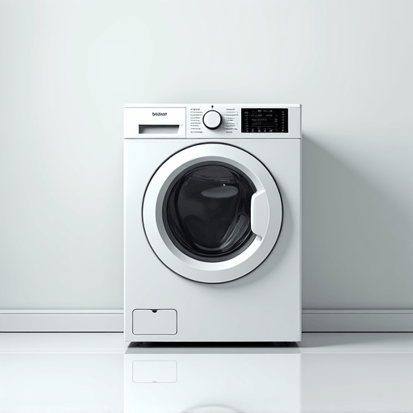 Professional Washer Repair Services in Folsom. Certified technician performing diagnostics and repair on a modern washing machine unit.