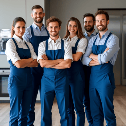 Expert technician performing fast dryer repair service in a Rancho Cordova home.