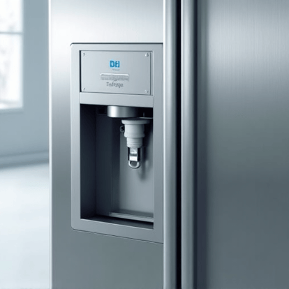 Expert technician performing detailed refrigerator repair diagnostics in a Sacramento home.