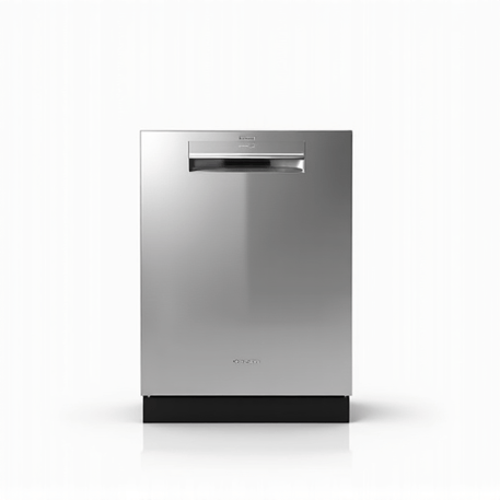 Expert technician performing fast dishwasher repair service in a Sacramento area home.