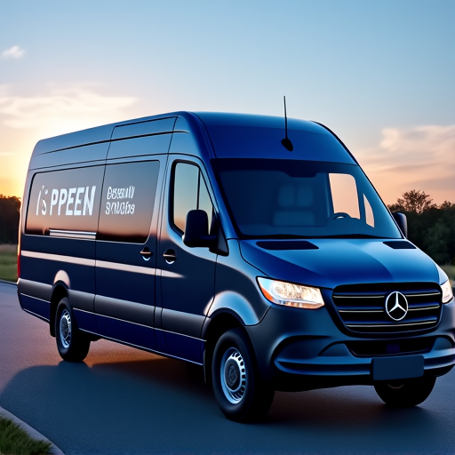 A technician driving an emergency service van at night, symbolizing 24/7 rapid response for appliance failures.