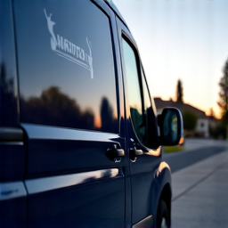 Luxe 24/7 emergency service vehicle parked and ready for appliance repair call.