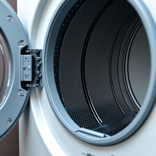 Interior view of a dryer drum being carefully reassembled after internal component repair in a Citrus Heights home.