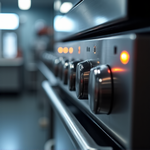 A certified technician performs fast 24/7 commercial oven repair service in a busy Sacramento restaurant kitchen. Professional appliance repair service resolving high-BTU unit issues quickly.