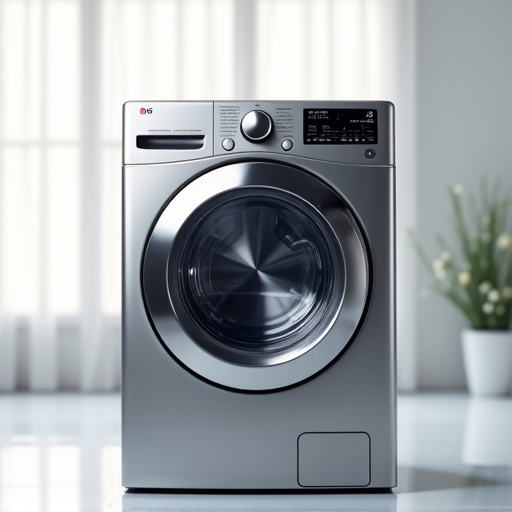 Finished LG washing machine repair in the Pocket area, showcasing the appliance fully operational and the technician confirming service completion with the homeowner.