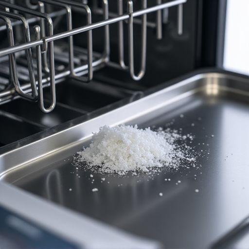 Technician resolving a leak from the bottom of a modern dishwasher door, common in Carmichael homes.