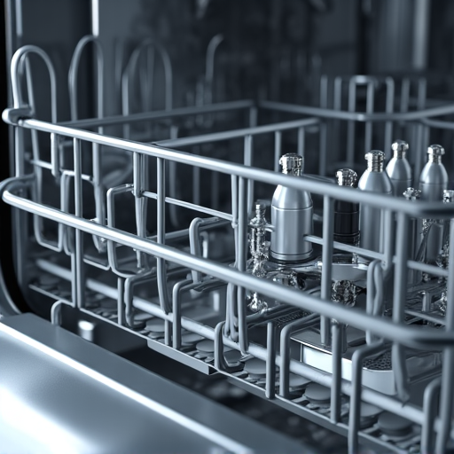 Professional technician inspecting a leaking dishwasher base for drainage or seal issues in a Sacramento kitchen.