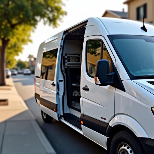 A fully stocked service van ready for 24/7 emergency appliance repair calls throughout Sacramento.