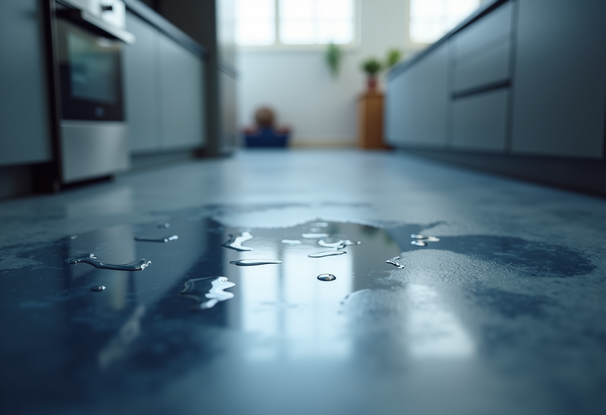 Emergency dishwasher repair services dispatching technicians for a potential kitchen flood in North Highlands, CA.