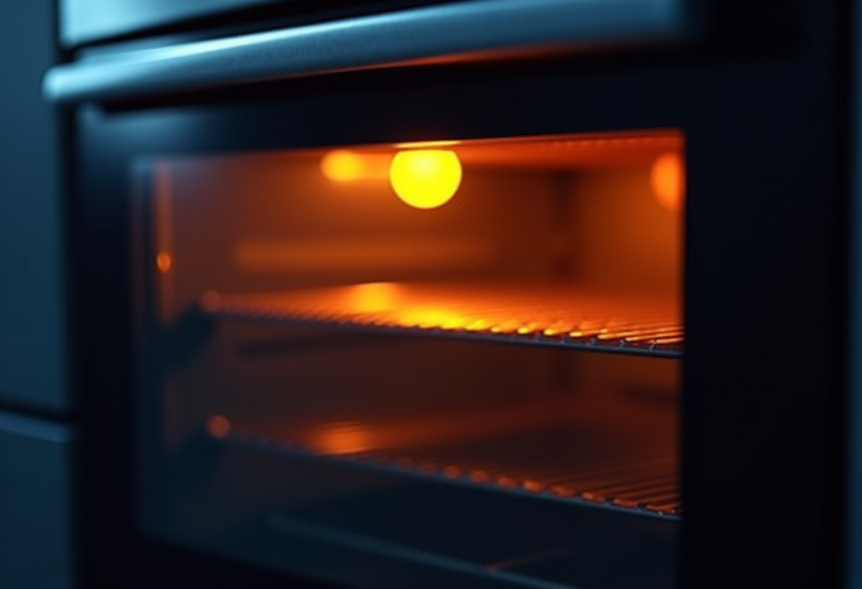 Professional technician performing urgent 24/7 gas oven repair service at a customer