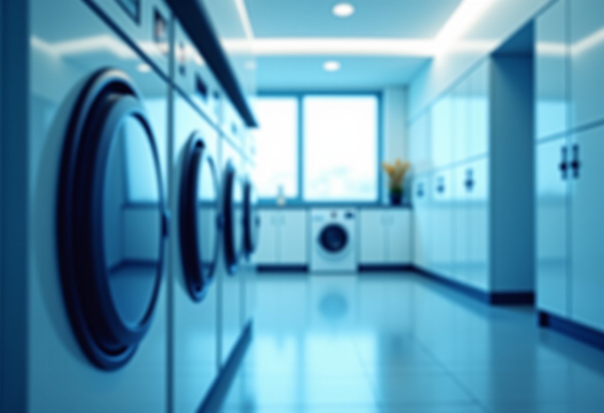 Licensed technician performing emergency washer repair service in a Rancho Cordova home for immediate laundry relief.