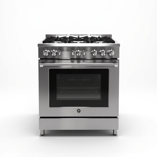 Expert gas oven repair technician in Sacramento inspecting range components for safety and precision.
