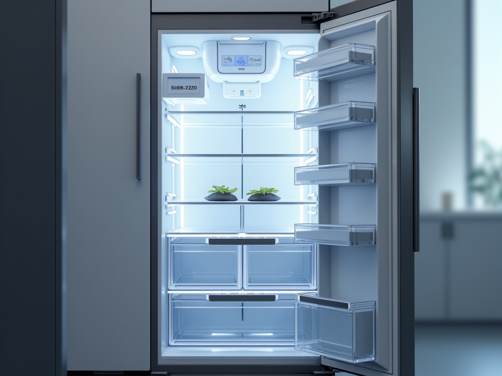 Licensed technician providing fast, professional refrigerator repair service in a modern Folsom kitchen.