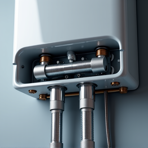 Licensed technician performing expert troubleshooting on a modern tankless water heater in a Fair Oaks home. This image highlights specialized repair expertise for Navien and Rheem units, emphasizing crucial annual maintenance procedures.