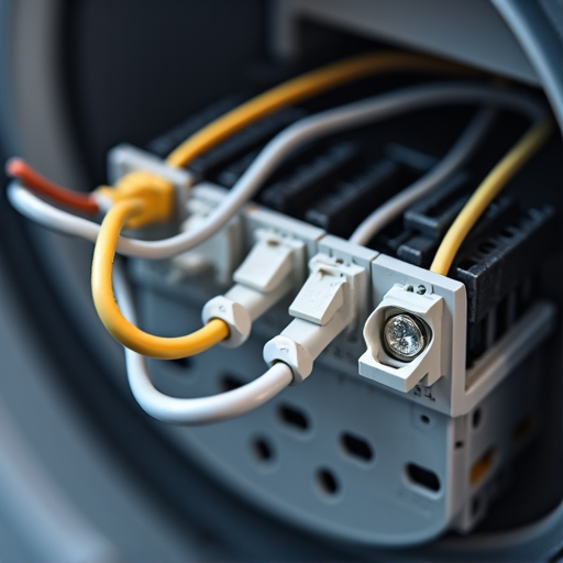 Close-up of electrical wiring insulation and terminal block repair inside a permanently installed electric washer in a Folsom home. Focus on safety and licensed repair protocols.