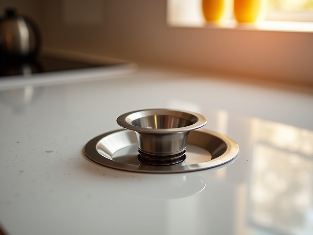 Two licensed technicians from Luxe Appliances Repairs quickly servicing a modern kitchen garbage disposal unit in Sacramento.
