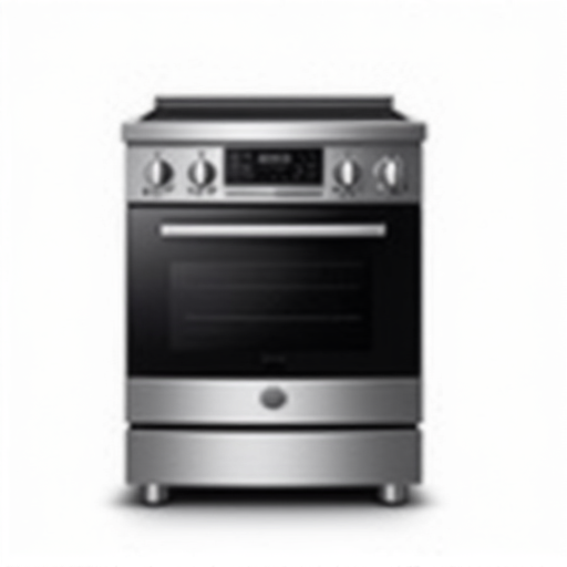 Licensed technician diagnosing a faulty oven in a Folsom kitchen setting.