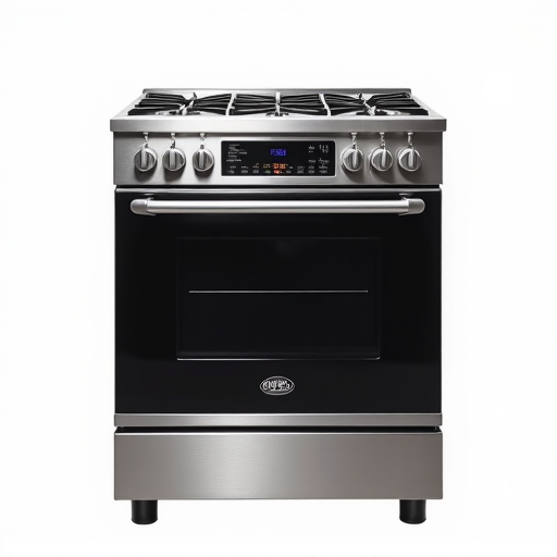 Licensed technician performing precise gas oven repair in a North Highlands, CA kitchen.