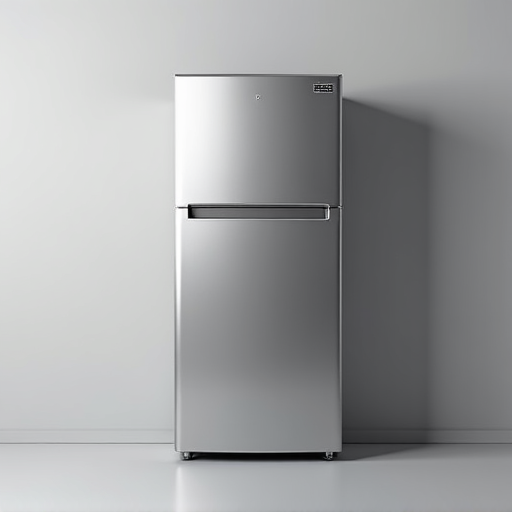 Licensed appliance technician using professional tools to service a large capacity freezer unit.