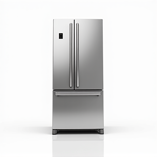 Luxe Appliances Repair technician diligently working on a modern home freezer unit, emphasizing professional repair capability.