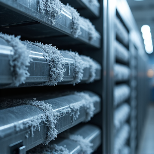 Licensed technician inspecting the internal components of a commercial freezer unit for immediate repair service in Sacramento.