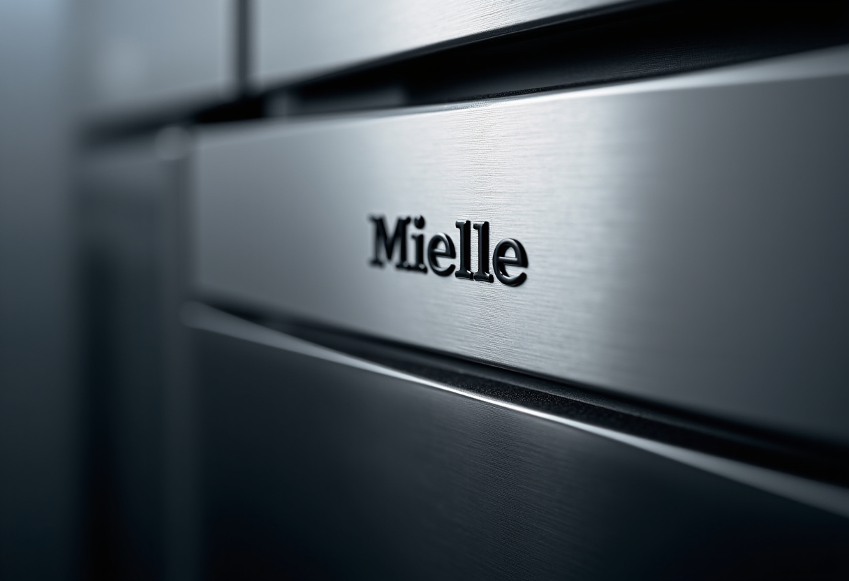 Specialized Miele appliance repair technician servicing high-end kitchen equipment in a Sacramento luxury home.