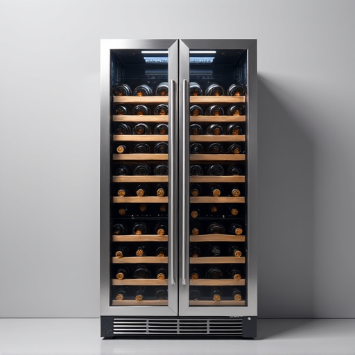 Technician servicing a high-end wine cooler to ensure perfect temperature stability for the wine collection.