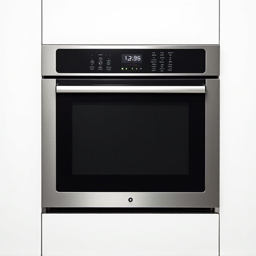 Expert microwave repair service technician inspecting an oven unit in a Sacramento kitchen, focusing on safety checks.