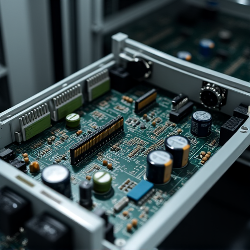 Diagnostic process for a Miele appliance control board in a Granite Bay residence. Clear view of the electronic module being tested by a specialized technician.