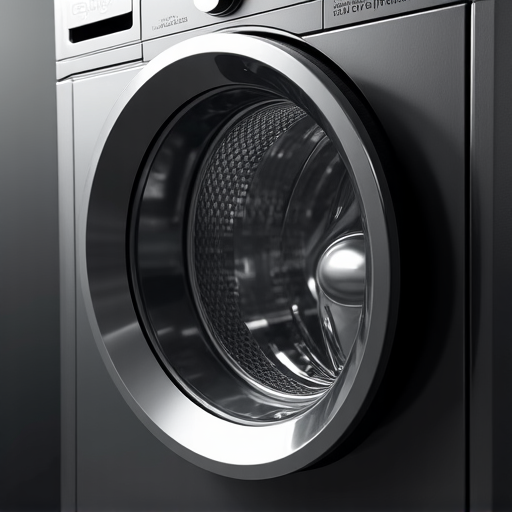 Certified technician servicing a high-end Miele washing machine to ensure peak performance.