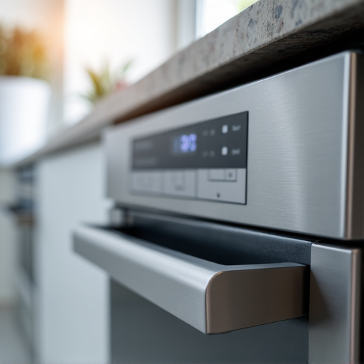 Professional Bosch dishwasher repair completed in a modern Carmichael kitchen near Carmichael Park, showing sparkling clean racks after service.