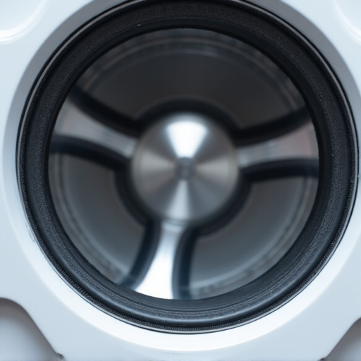 Close-up of a restored electric dryer drum indicating proper belt tension correction after professional servicing in Sacramento.