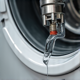 Emergency repair team addressing a major water leak from a washing machine in Rancho Cordova during off-hours. Quick containment and diagnosis of the washer drainage issue.