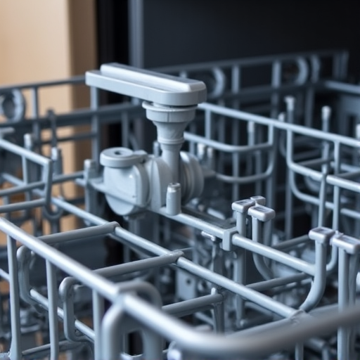 Licensed Luxe Appliances technician performing expert Bosch dishwasher repair inside a Sacramento, CA home, ensuring clean water flow and diagnostics.