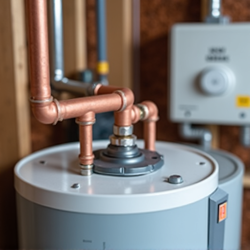 Luxe Appliances Repairs licensed technician performing final pressure checks on a newly installed gas water heater in a Folsom residence.