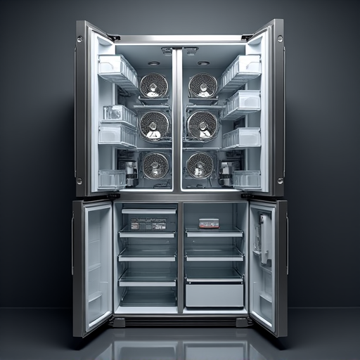 Internal view of a luxury appliance in Roseville showcasing detailed diagnostic work by Luxe technicians. Our 10+ years of 916 area experience ensures precise fixes for complex problems.