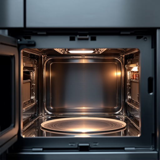 Perfectly integrated built-in microwave installation in a tight space, typical of Sacramento Midtown Victorian remodels. Repairing these units saves costly cabinet modifications.