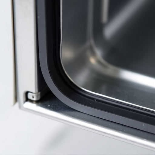 Showing the comparison between a leaking old motor seal and a brand new seal installed on a dishwasher unit in Sacramento.