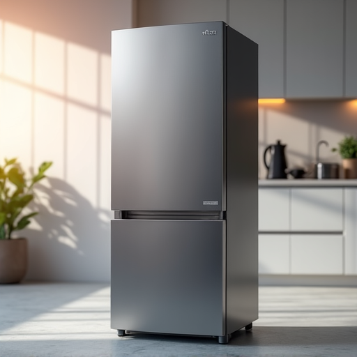 Technician performing a same-day water leak repair on a high-end refrigerator in the greater Sacramento area served by Luxe Appliances.