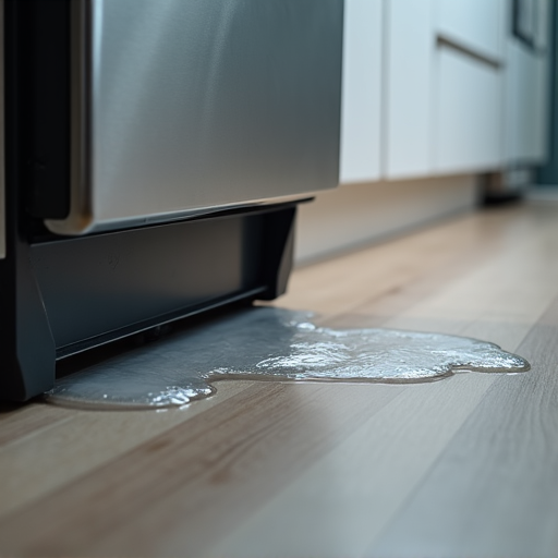 Same-Day LG Dishwasher Drain Repair in Elk Grove. Close-up of a fully repaired LG dishwasher showing the drain hose connection is secured after an emergency service call.