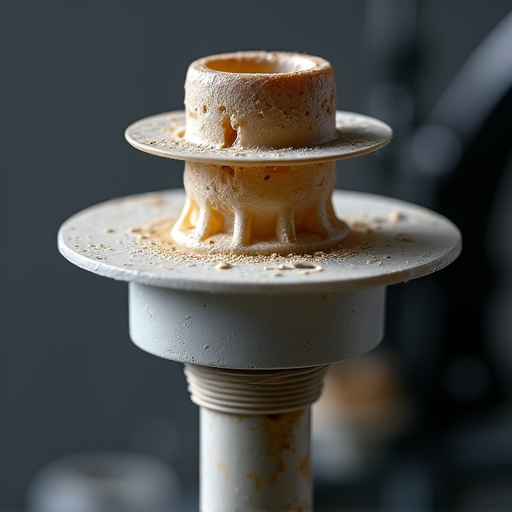Close-up of a small, sharp object lodged in the dishwasher pump impeller causing immediate failure, fixed in Gold River.