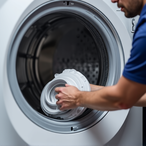 Cleaning deep lint buildup from a Whirlpool dryer vent system in Fair Oaks. Essential service for fire safety and improved dryer performance.