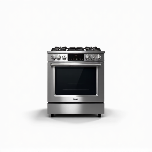 Expert technician performing professional oven service and repair on a modern electric range in a West Sacramento kitchen.