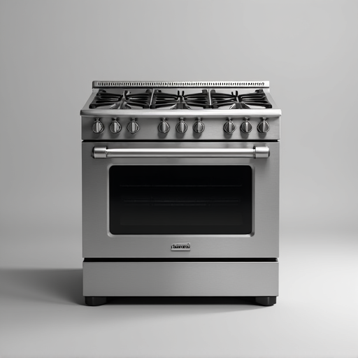 Professional technician performing gas oven repair on a high-end range in a modern Rancho Cordova kitchen, emphasizing safety checks.
