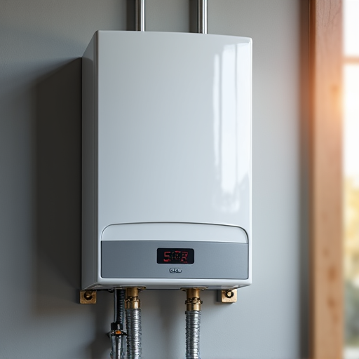 Expert diagnosing a Navien tankless hot water heater unit in a Roseville home. Licensed technicians perform diagnostics, descaling, and repair on high-efficiency tankless water heaters to combat hard water sediment buildup.