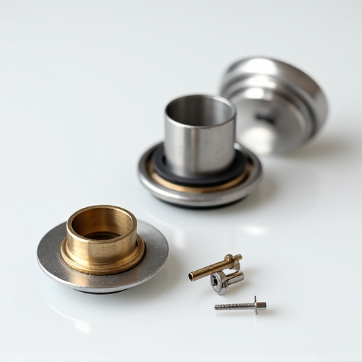 Close-up of a technician using specialized tools to inspect gas flow and burner components on a high-end gas cooktop in a kitchen setting.