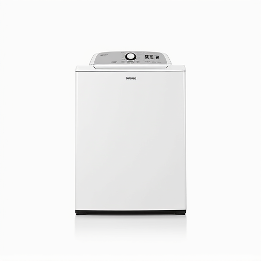 Licensed technician inspecting a Maytag washer unit in a Sacramento home, ready for expert appliance repair.