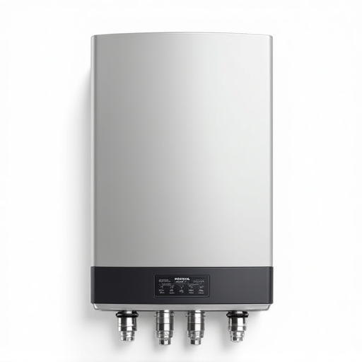 Folsom technician inspecting a high-efficiency tankless water heater for emergency repair.